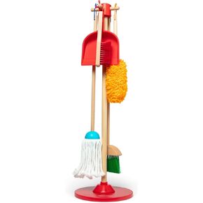 Melissa & Doug Let's Play House Dust! Sweep! Mop! 6 Piece Pretend Play Set