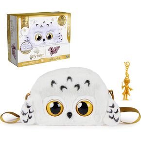 Wizarding World Harry Potter, Hedwig Purse Pets Interactive Pet Toy and Shoulder Bag, over 30 Sounds and Reactions, Kids Toys for Girls Ages 6 and up