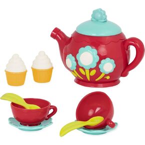 Battat- Play Circle- Singing Teapot – Toy Food – Pretend Play- Kitchen Set – 3 years + (17 Pcs)