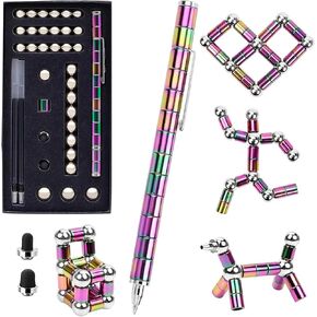 Magnetic Fidget Pen, Magnetic Pen for Teenage Boys, Decompression Magnet Pen Fidget Toy Pens, Birthday Novelty Toy for Classroom Students Present