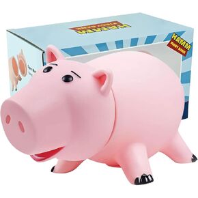 PHOCAS Hamm Piggy Bank Unbreakable Cute Pink Pig Money Bank Plastic Saving Coin Bank for Kids Christmas Birthday Gift