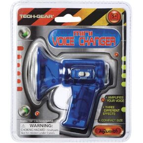 Toysmith Tech Gear Multi Voice Changer – Amplifies Voice with 8 Fun Effects, Fun Toy or Gift for Kids Ages 5+- Christmas Gifts, Stocking Stuffer, 6.5", Colors May Vary in Kuwait