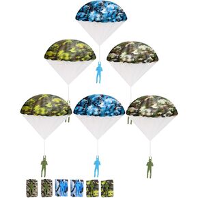 Parachute Toys for Kids, 6 Pack Tangle Free Outdoor Toys, Parachute Men for Kids, Small Toys for Kids Ages 4-8 9 10 11 12 Year Old, Unique Holiday Toy List 2024 Top Picks