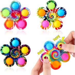 Fidget Spinner Bulk 4 Pack ، Easter Basket Stuffers Sensory Pop Fidget Toys for Kids Choils ، Fidget Spinners Teace Stefious Rights ، ADHD Autism Product