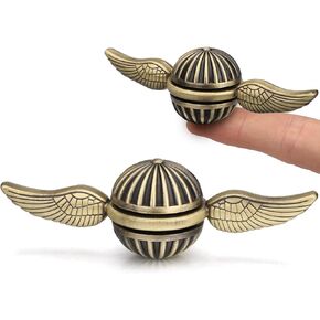 Hand Fidget Spinner Toy for Kids Adults, Rainbow Metal Sensory Ball Orb Toy for Boys Gilrs, Gift for Anxiety Stress Relief, Quiet Desk Toys Decoration for School Home Office