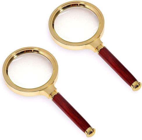 Magnifying Glass 6X Magnification Magnifier Handheld Magnifier for Science, Reading Book, Inspection in Saudi Arabia