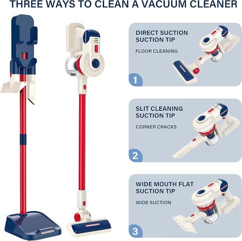 Kids Cleaning Set 12 Piece, Toy Vacuum Cleaner Set for Toddlers Kids Broom and Mop Set Pretend Play Home Cleaning Toys, Toy Kitchen Toddler Cleaning Set is A Great Toy Gifts for Boys & Girls Ages 3+ in Saudi Arabia