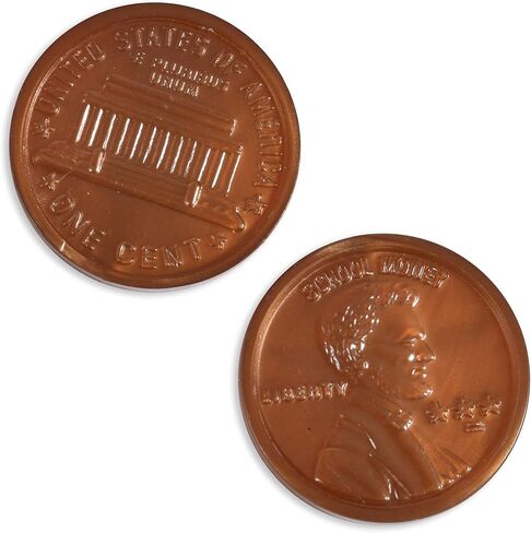 LEARNING ADVANTAGE Play Coin Set - 30 Pennies, 20 Nickels, 20 Dimes, 20 Quarters and 4 Half-Dollars - Realistic Coins for Pretend Play in Kuwait