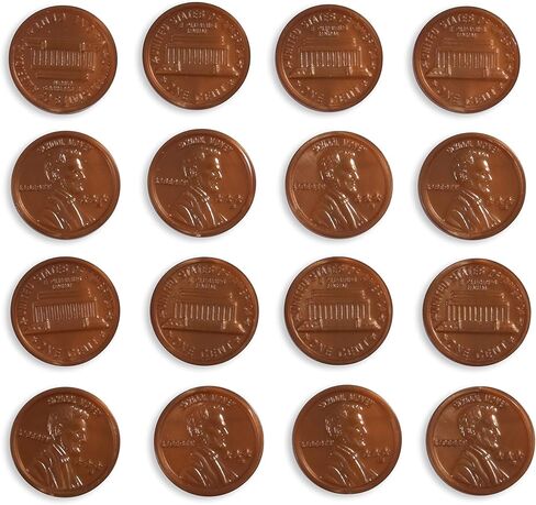 LEARNING ADVANTAGE Play Coin Set - 30 Pennies, 20 Nickels, 20 Dimes, 20 Quarters and 4 Half-Dollars - Realistic Coins for Pretend Play in Kuwait