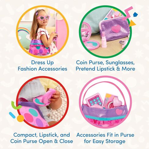 Battat- Play Circle- Makeup & Beauty Set – Dress Up Fashion Accessories – Pretend Play- Toys For Kids- Princess Purse Set- 3 years + in Saudi Arabia