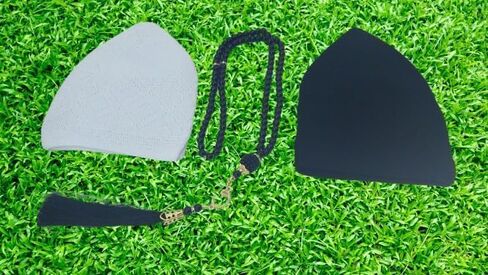 Namaz Cotton Topi, Knit Kufi Hat Skull Caps for Men Women Muslim Breathable Ramadan Beanie, Tasbih 100 Prayer Beads in Kuwait