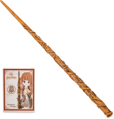 Wizarding World Harry Potter, 12-inch Spellbinding Hermione Granger Magic Wand with Collectible Spell Card, Kids Toys for Ages 6 and up in Kuwait