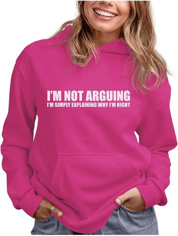 Tstars Hoodies for Women Teen Girls Funny Sayings Sweatshirts Womens Pullover Hoodie Small Black in Saudi Arabia