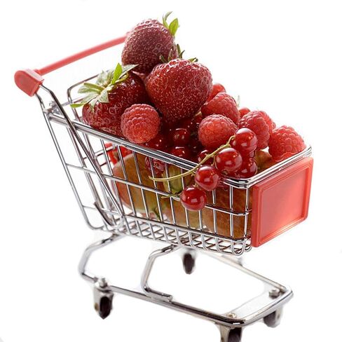 Shindel Mini Shopping Cart, Shopping Store Mini Toys Supermarket Handcart Shopping Cart Model, Desk Storage Toys Holder, Party Doll House Store Cosplay Game in Saudi Arabia