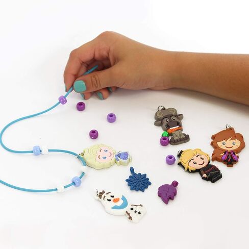 Disney Princess Necklace Activity, 160-Piece Jewelry Making Kit, Preschool Arts and Crafts, Kids Toys for Ages 3 Up in Saudi Arabia