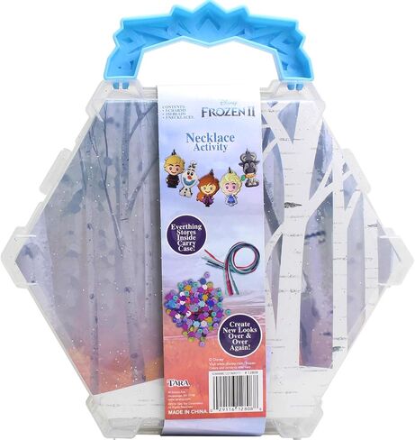 Disney Princess Necklace Activity, 160-Piece Jewelry Making Kit, Preschool Arts and Crafts, Kids Toys for Ages 3 Up in Saudi Arabia