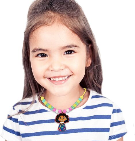 Disney Princess Necklace Activity, 160-Piece Jewelry Making Kit, Preschool Arts and Crafts, Kids Toys for Ages 3 Up in Saudi Arabia