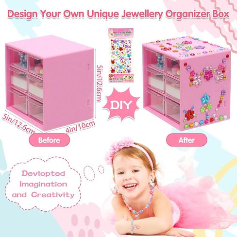 Toys for Girls Jewelry,37PCS Princess Toddler Girl Toys Age 6-8 for Pretend Play & Dress Up, Adjustable Ring Clip on Earrings Kids Toys for 3 4 5 6 7 8 9 Year Old Girls Christmas Birthday Gifts Ideas in Kuwait