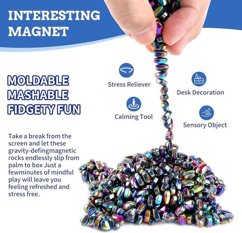 550pcs Ferrite Putty, Fidget Toys, Fidget Toys Adults, Desk Fidgets Toys for Office Stress/Anxiety Relief ,Adults Gifts in Kuwait