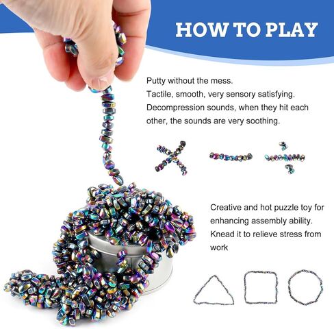 550pcs Ferrite Putty, Fidget Toys, Fidget Toys Adults, Desk Fidgets Toys for Office Stress/Anxiety Relief ,Adults Gifts in Kuwait