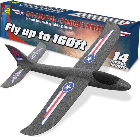 Airplane Toy for Kids - 3 Pack Safe & Easy to Throw Foam Airplanes for Kids in Kuwait