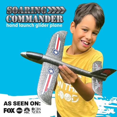 Airplane Toy for Kids - 3 Pack Safe & Easy to Throw Foam Airplanes for Kids in Kuwait