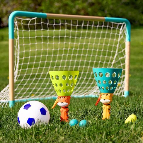 B. toys- Woo-Hue Parachute!- Sports Outdoors- Play Parachute with 15 Colorful Balls – 12 Handles – 8ft Wind Tent – Outdoor Games – Rainbow Colors- 3 Years + in Kuwait