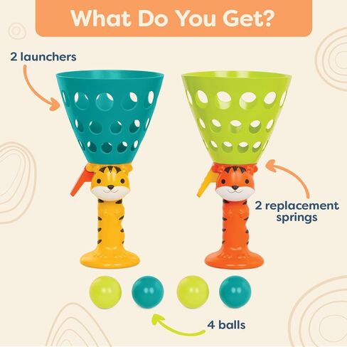 B. toys- Woo-Hue Parachute!- Sports Outdoors- Play Parachute with 15 Colorful Balls – 12 Handles – 8ft Wind Tent – Outdoor Games – Rainbow Colors- 3 Years + in Kuwait