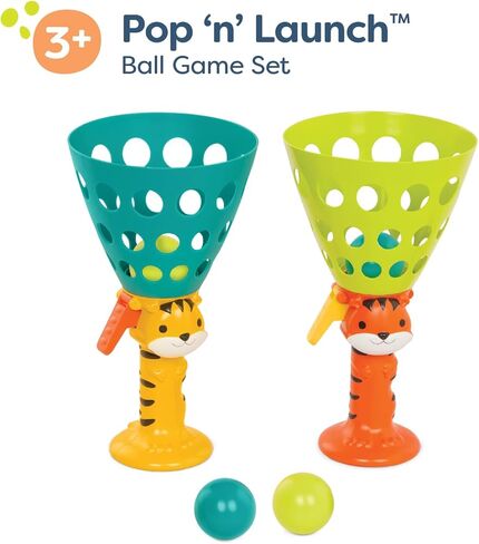 B. toys- Woo-Hue Parachute!- Sports Outdoors- Play Parachute with 15 Colorful Balls – 12 Handles – 8ft Wind Tent – Outdoor Games – Rainbow Colors- 3 Years + in Kuwait