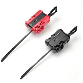 2 Pack Bey X Winder Launcher, Blade X Gyro Launcher Set for Players Battles, Work with Right Spinning Tops (Red + Black)
