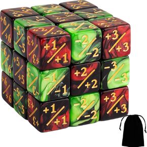 24 Pieces MTG Dice Counters Magic The Gathering Counter Status Tokens Starry Sky D6 Dice Set for MTG Cards Game Night Accessories(Turquoise&Lilac, Navy&Purple)