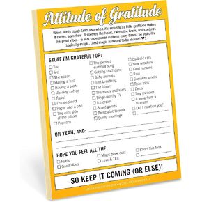 Knock Knock WTF Notes Nifty Note Checklist Memo Pad, 50 Sheets