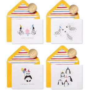Papyrus Blank Cards with Envelopes, Little Box of Happy (20-Count)