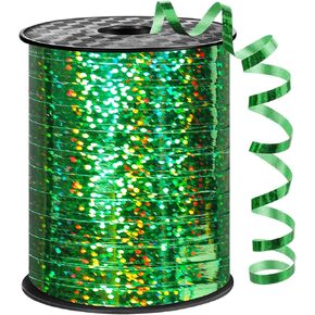 Iridescent White Curling Ribbon 600 Yards 1/5 Inch Balloon String Ribbon Thin Crafts Ribbon for Gift Wrapping Art Crafts Wedding Birthday Party Mother's Day Decorations