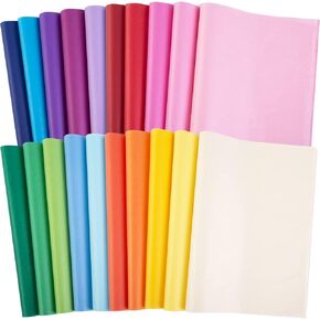 Shindel 330 Sheets ورقة أنسجة متعددة الألوان ، 14 × 10 بوصة من الأنسجة الورق بالورق الالتفاف ورقة الأنسجة لأكياس الهدايا DIY عيد ميلاد عطلات الزفاف