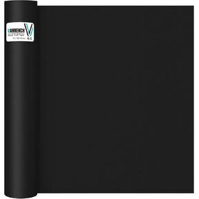 15" x 390" Black Wrapping Paper for Gifts, Craft Kraft Paper Black Construction Paper, Poster Bulletin Board Paper, Perfect for Easel Painting Drawing, Birthday, Bouquet Flower, Christmas Gift Wrap