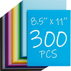 40 Sheets Colored Cardstock, 10 Assorted Colors 8.5 x 11 Cardstock Paper, 180gsm/65 lb Colorful Card Stock Paper for Card Making, Crafting, Scrapbooking, Decors
