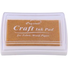YPSelected Craft Stamp Ink Pad for Paper Wood Fabric 15 Colors Available for Rubber Stamps (Black)