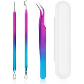 Weeding Tools for Vinyl, Vinyl Weeding Tools for Permanent Vinyl/HTV Vinyl/Holographic Vinyl, Craft Vinyl Weeding Tools Kit with Hook and Pick with Tweezers