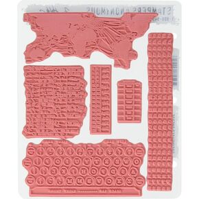Stampers Anonymous Tim Holtz Cling Stamps 7"X8.5", Perspective