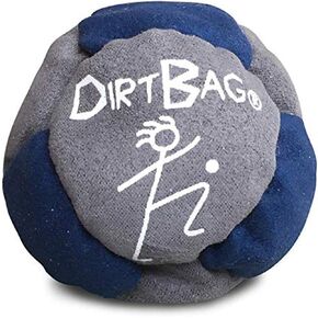 World Footbag Dirtbag Hacky Sack Footbag, Navy/Grey Pack of 1