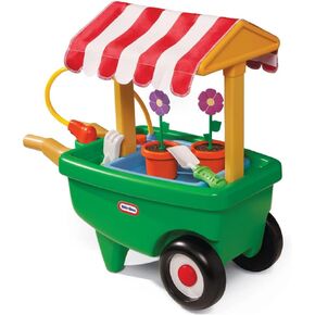 Tikes Little 2-in-1 Garden Cart and Wheelbarrow