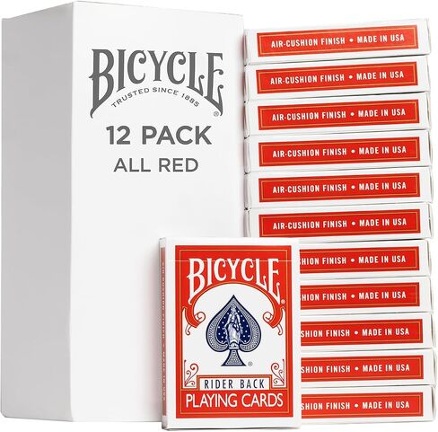 Bicycle Standard Index (Black/Red), Pack of 4 in Saudi Arabia