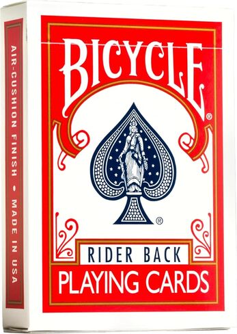 Bicycle Standard Index (Black/Red), Pack of 4 in Saudi Arabia