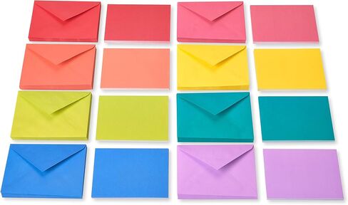 American Greetings Single Panel Blank Cards with Envelopes, Rainbow Colors (200-Count) in Saudi Arabia