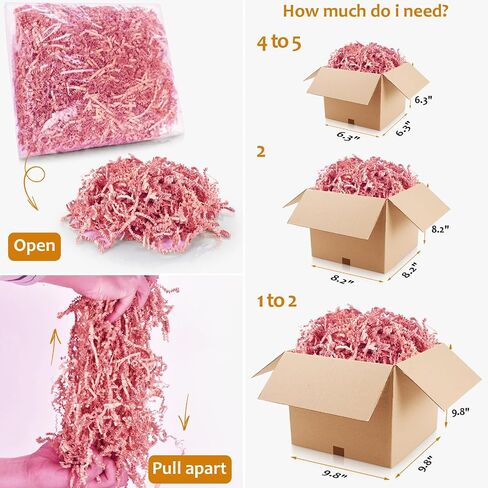1/2 LB White Crinkle Paper Filler, Shredded Paper for Gift Baskets, Crinkle Cut Paper for Christmas Wedding Birthday Anniversaries Valentines Bridesmaid Engagement, Box Bags Gift Wrapping, Crafts Decoration WUINOID in Saudi Arabia