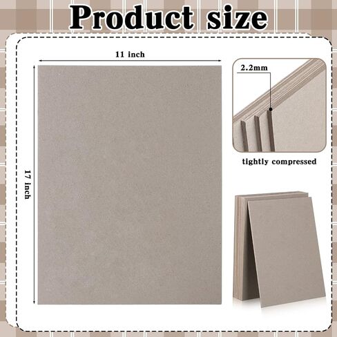 BBTO 20 PCS Book Board ، Binders لوحة Chipboard Designer Bookboard Chipboard Sheets Sheets اللوازم اللوازم لغطاء مواد ربط الكتب (8.5 × 11 بوصة ، 80 نقطة) in Kuwait