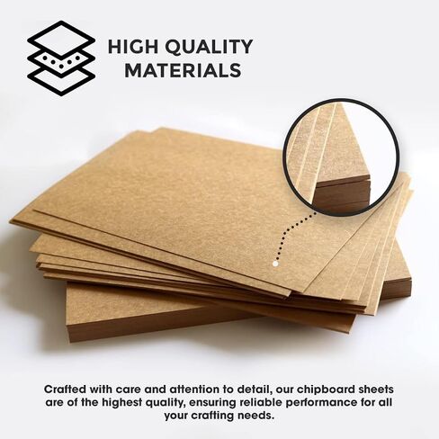 Premium 22-Point Chipboard Sheets – 100-Pack, 8.5" x 11" – Extra Durable, Wide Range of Usage for Business, Bookbinding, Framing & Packaging by Liberty Colors in Saudi Arabia