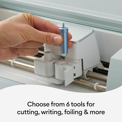 Cricut Explore 3 & Digital Content Library Bundle - Includes 30 images in Design Space App - 2X Faster DIY Cutting Machine for all Crafts, Cuts 100+ Materials Blue in Saudi Arabia