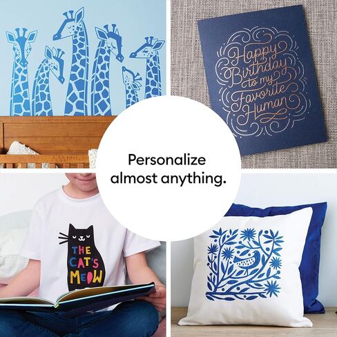 Cricut Explore 3 & Digital Content Library Bundle - Includes 30 images in Design Space App - 2X Faster DIY Cutting Machine for all Crafts, Cuts 100+ Materials Blue in Saudi Arabia